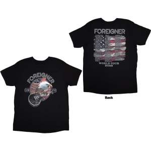 Foreigner - Eagle Uni Bl T-Shirt i gruppen MERCHANDISE / T-shirt / Pop-Rock hos Bengans Skivbutik AB (5583023r)