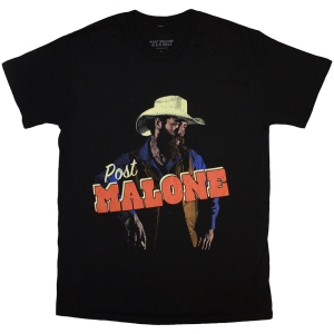 Post Malone - Cowboy Uni Bl T-Shirt i gruppen MERCHANDISE / T-shirt / Nyheter / RnB-Soul hos Bengans Skivbutik AB (5583349r)