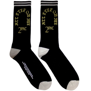 Tupac - All Eyez On Me Uni Bl Socks i gruppen MERCHANDISE / Merch / Hip Hop-Rap hos Bengans Skivbutik AB (5583627)