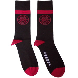 Tupac - Circle Logo Uni Bl Socks i gruppen MERCHANDISE / Merch / Hip Hop-Rap hos Bengans Skivbutik AB (5583628)