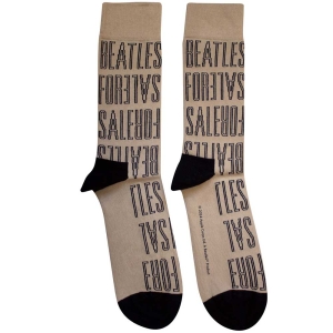 Beatles - For Sale Text Outlines Repeat Uni Sand Socks i gruppen MERCHANDISE / Merch / Pop-Rock hos Bengans Skivbutik AB (5583633)