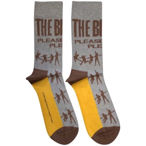 Beatles - Please Please Me Silhouettes Uni Grey Socks i gruppen MERCHANDISE / Merch / Pop-Rock hos Bengans Skivbutik AB (5583640)