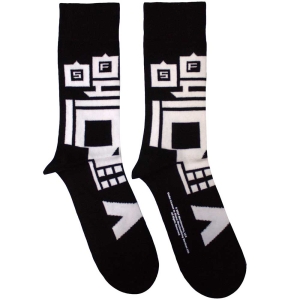 Five Finger Death Punch - Pixeled Skull Uni Bl Socks i gruppen MERCHANDISE / Merch / Metal hos Bengans Skivbutik AB (5583672)