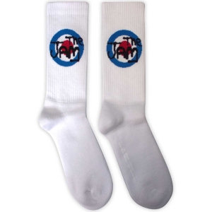 The Jam - Target Logo Uni Wht Socks i gruppen MERCHANDISE / Merch / Pop-Rock hos Bengans Skivbutik AB (5583674)