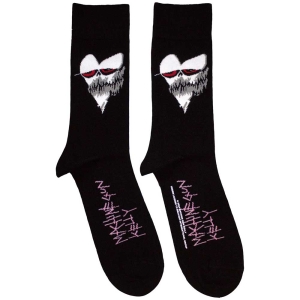 Machine Gun Kelly - Heart Face Uni Bl Socks i gruppen MERCHANDISE / Merch / Metal hos Bengans Skivbutik AB (5583680)