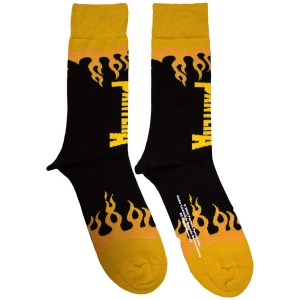 Pantera - Flame Uni Bl Socks i gruppen MERCHANDISE / Merch / Metal hos Bengans Skivbutik AB (5583682)