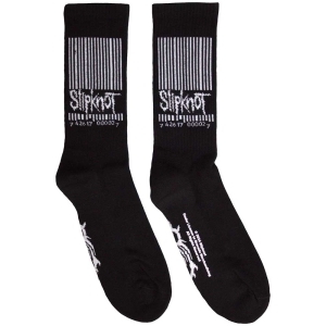 Slipknot - Barcode & Tribal S Uni Bl Socks i gruppen MERCHANDISE / Merch / Metal hos Bengans Skivbutik AB (5583686)