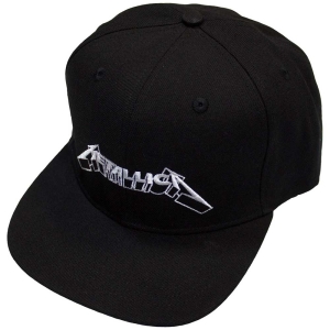 Metallica - 3D Logo Bl Snapback Cap i gruppen MERCHANDISE / Merch / Metal hos Bengans Skivbutik AB (5583712)