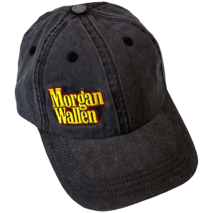 Morgan Wallen - Stacked Logo Side Char Baseball Cap i gruppen MERCHANDISE / Merch / Country hos Bengans Skivbutik AB (5583714)