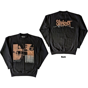 Slipknot - Tesf Faces & Barcode Uni Bl Sweatshirt i gruppen MERCHANDISE / Hoodies / Metal hos Bengans Skivbutik AB (5583730r)