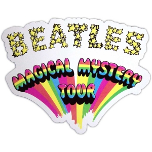 Beatles - Magical Mystery Tour Logo Embossed Magnet i gruppen MERCHANDISE / Merch / Pop-Rock hos Bengans Skivbutik AB (5583882)