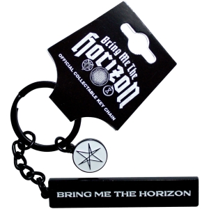 Bring Me The Horizon - Text Logo 6-Point Star Charm Keychain i gruppen MERCHANDISE / Merch / Metal hos Bengans Skivbutik AB (5583890)