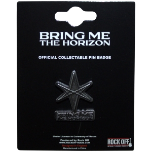 Bring Me The Horizon - 6-Point Star Pin Badge i gruppen MERCHANDISE / Merch / Metal hos Bengans Skivbutik AB (5583891)