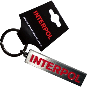 Interpol - Text Logo Keychain i gruppen MERCHANDISE / Merch / Pop-Rock hos Bengans Skivbutik AB (5583907)