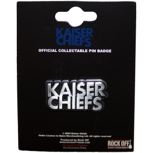 Kaiser Chiefs - Skewed Logo Pin Badge i gruppen MERCHANDISE / Merch / Pop-Rock hos Bengans Skivbutik AB (5583912)