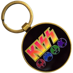 Kiss - Army/Logo & Icons Double-Sided Keychain i gruppen MERCHANDISE / Merch / Metal hos Bengans Skivbutik AB (5583913)