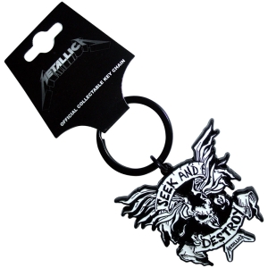 Metallica - Seek & Destroy Keychain i gruppen MERCHANDISE / Merch / Metal hos Bengans Skivbutik AB (5583916)