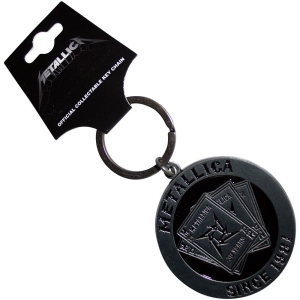 Metallica - 30Th Anniversary Playing Card Keychain i gruppen MERCHANDISE / Merch / Metal hos Bengans Skivbutik AB (5583921)