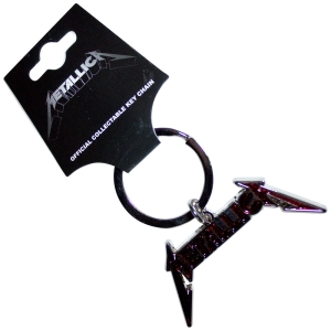 Metallica - Bright Red Logo Keychain i gruppen MERCHANDISE / Merch / Metal hos Bengans Skivbutik AB (5583923)