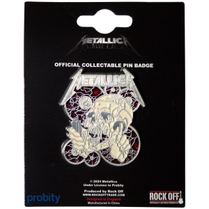 Metallica - The Shortest Straw Pin Badge i gruppen MERCHANDISE / Merch / Metal hos Bengans Skivbutik AB (5583928)