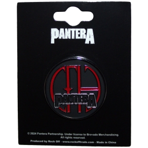 Pantera - Cowboys From Hell Logo Pin Badge i gruppen MERCHANDISE / Merch / Metal hos Bengans Skivbutik AB (5583935)