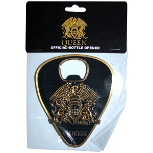 Queen - Gold Crest Plectrum Bottle Opener i gruppen MERCHANDISE / Merch / Pop-Rock hos Bengans Skivbutik AB (5583940)