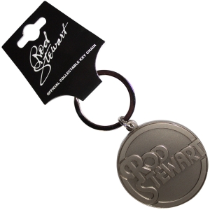 Rod Stewart - Stacked Logo Emblem Keychain i gruppen MERCHANDISE / Merch / Pop-Rock hos Bengans Skivbutik AB (5583943)