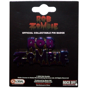 Rob Zombie - Multicoloured Logo Pin Badge i gruppen MERCHANDISE / Merch / Metal hos Bengans Skivbutik AB (5583954)