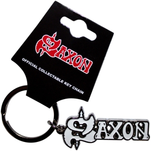 Saxon - White Logo Keychain i gruppen MERCHANDISE / Merch / Metal hos Bengans Skivbutik AB (5583956)