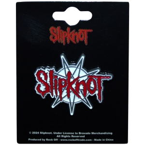 Slipknot - 9-Point Star Logo Pin Badge i gruppen MERCHANDISE / Merch / Metal hos Bengans Skivbutik AB (5583959)