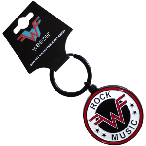 Weezer - Rock Music Emblem Keychain i gruppen MERCHANDISE / Merch / Pop-Rock hos Bengans Skivbutik AB (5583962)