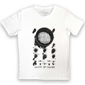 Alice In Chains - Oscilloscope Uni Wht T-Shirt i gruppen MERCHANDISE / T-shirt / Pop-Rock hos Bengans Skivbutik AB (5583971r)