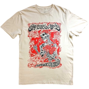 Grateful Dead - Forever Red Frame Uni Sand T-Shirt i gruppen MERCHANDISE / T-shirt / Pop-Rock hos Bengans Skivbutik AB (5583979r)