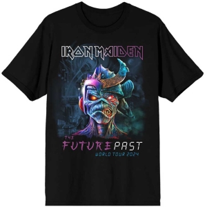 Iron Maiden - The Future Past World Tour 24 Uni Bl T-Shirt i gruppen MERCHANDISE / T-shirt / Metal hos Bengans Skivbutik AB (5583983r)