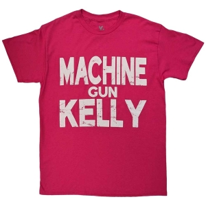 Machine Gun Kelly - Embers Logo Uni Pink T-Shirt i gruppen MERCHANDISE / T-shirt / Pop-Rock hos Bengans Skivbutik AB (5583989r)