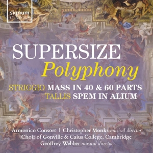 Adrian France Aimee Presswood Reb - Supersize Polyphony – Striggio: Mas i gruppen CD / Kommende / Klassisk hos Bengans Skivbutik AB (5584024)