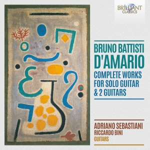 D'amario B B - Complete Works For Guitar Solo & Tw i gruppen CD / Kommende / Klassisk hos Bengans Skivbutik AB (5584122)