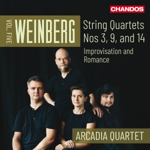 Mieczyslaw Weinberg - String Quartets, Vol. 5 i gruppen CD / Kommende / Klassisk hos Bengans Skivbutik AB (5584304)