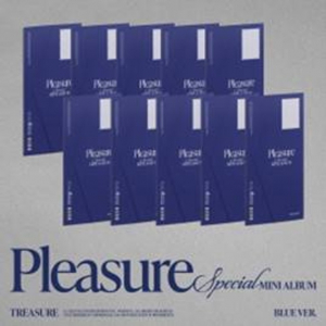 Treasure - Pleasure (Blue Ver.) (Random Ver.) i gruppen CD / Kommende / K-Pop hos Bengans Skivbutik AB (5584643)