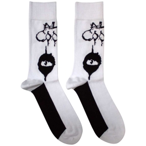 Alice Cooper - Eyes Uni Wht Socks (Size 40-44) i gruppen MERCHANDISE / Merch / Metal hos Bengans Skivbutik AB (5586269)