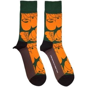 Beatles - Beatles Rubber Soul Text Repeat Uni Green Socks (Size 40-44) i gruppen MERCHANDISE / Merch / Pop-Rock hos Bengans Skivbutik AB (5586276)