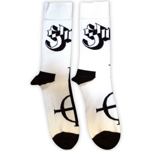 Ghost - Symbol Mono Uni Wht Socks (Size 40-44) i gruppen MERCHANDISE / Merch / Metal hos Bengans Skivbutik AB (5586281)