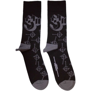 Ghost - Symbol Pattern Uni Bl Socks (Size 40-44) i gruppen MERCHANDISE / Merch / Metal hos Bengans Skivbutik AB (5586282)