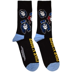 Guns N Roses - Skulls Band Uni Bl Socks (Size 40-44) i gruppen MERCHANDISE / Merch / Metal hos Bengans Skivbutik AB (5586284)