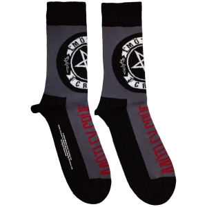 Motley Crue - Pentagram Circle Uni Char Socks (Size 40-44) i gruppen MERCHANDISE / Merch / Metal hos Bengans Skivbutik AB (5586291)