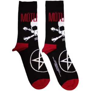 Motley Crue - Skull & Crossbones Uni Bl Socks (Size 40-44) i gruppen MERCHANDISE / Merch / Metal hos Bengans Skivbutik AB (5586292)