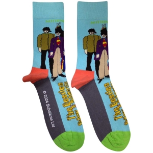 Beatles - Yellowsubmarine Sub & Band Uni Lht Blue Socks (Size 40-44) i gruppen MERCHANDISE / Merch / Pop-Rock hos Bengans Skivbutik AB (5586305)