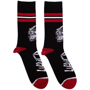 Slayer - Skull Helmet Uni Bl Socks (Size 40-44) i gruppen MERCHANDISE / Merch / Metal hos Bengans Skivbutik AB (5586313)