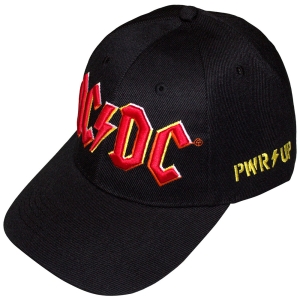 Ac/Dc - Pwr Up & Logo Bl Baseball Cap i gruppen MERCHANDISE / Merch / Metal hos Bengans Skivbutik AB (5586316)