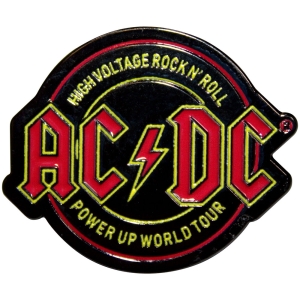 Ac/Dc - High Voltage Rock N Roll Power Up World Tour Pin Badge i gruppen MERCHANDISE / Merch / Metal hos Bengans Skivbutik AB (5586319)